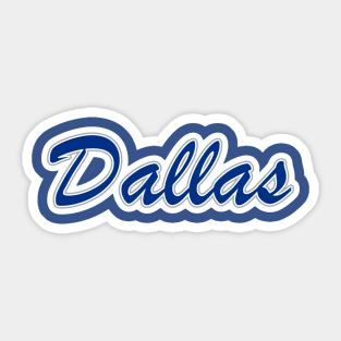Football Fan of Dallas Sticker